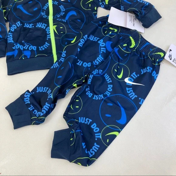 Nike smile cute neon pants top set 5113 - Picture 2 of 8